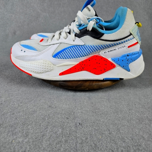 Puma Shoes Puma Rs X Airbrush Junior White Red Blue And Orange